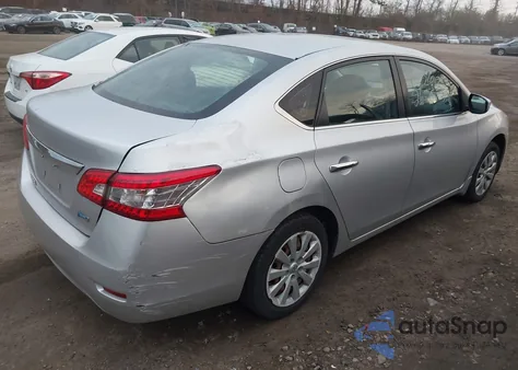 2014 Nissan Sentra S z USA, uszkodzony, nr VIN 3N1AB7AP0EY201657